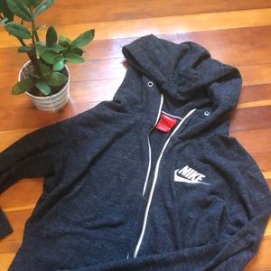 Nike zip up sweater